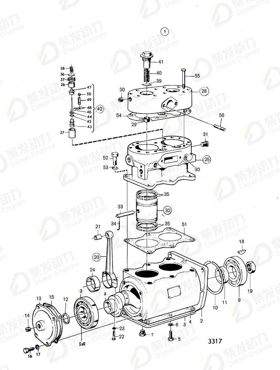 VOLVO Piston 328748 Drawing